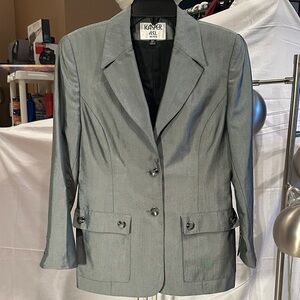 Kasper Women's Silver Blazer, 6P